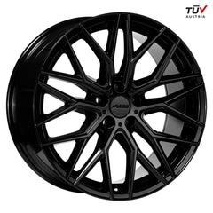 9.5x19 Zoll 5x120 ET45 72.6 Glossy Black ARCEO VALENCIA