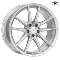 9.5x19 Zoll 5x120 ET45 72.6 White Silver ARCEO MONACO