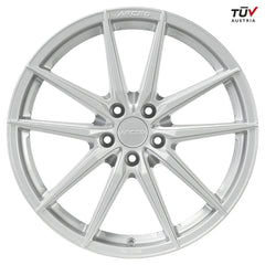 8.5x19 Zoll 5x112 ET45 73.1 White Silver ARCEO MONACO