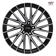 19 Zoll Arceo ASW02 ET45 Black Diamond Velgen foor VW Golf 7 Audi A4 A5 BMW Mercedes A B C-Klasse