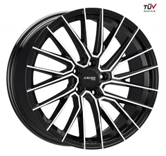 19 Zoll Arceo ASW02 ET45 Black Diamond Velgen foor VW Golf 7 Audi A4 A5 BMW Mercedes A B C-Klasse