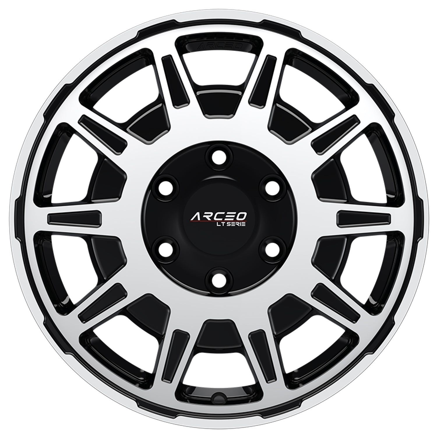 ARCEO LT-1 6.5x16-5x160 ET60 65.1 Black Diamond Aluvelgen