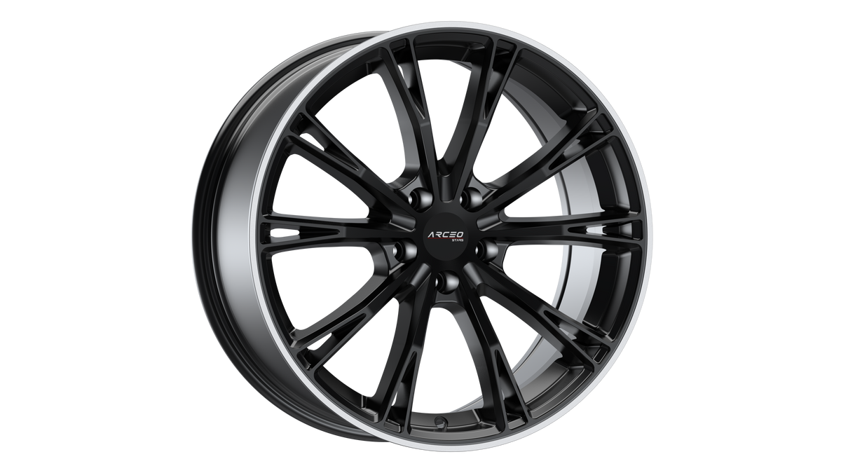 8.5*19-5*112 ET35 66.45 Matt BlackLip Diamond(TUV)