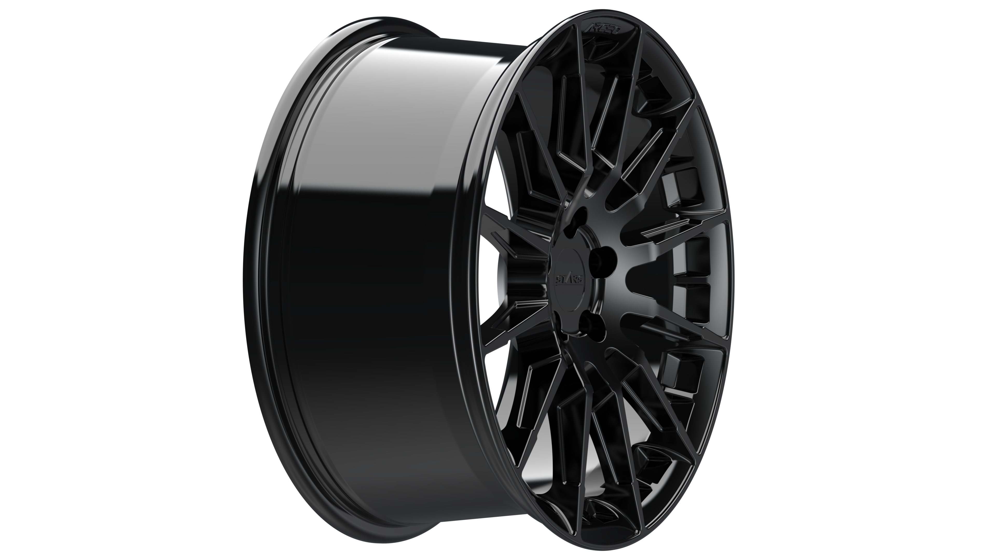8.0*19-5*112 ET40 73.1 Glossy Black ASW03