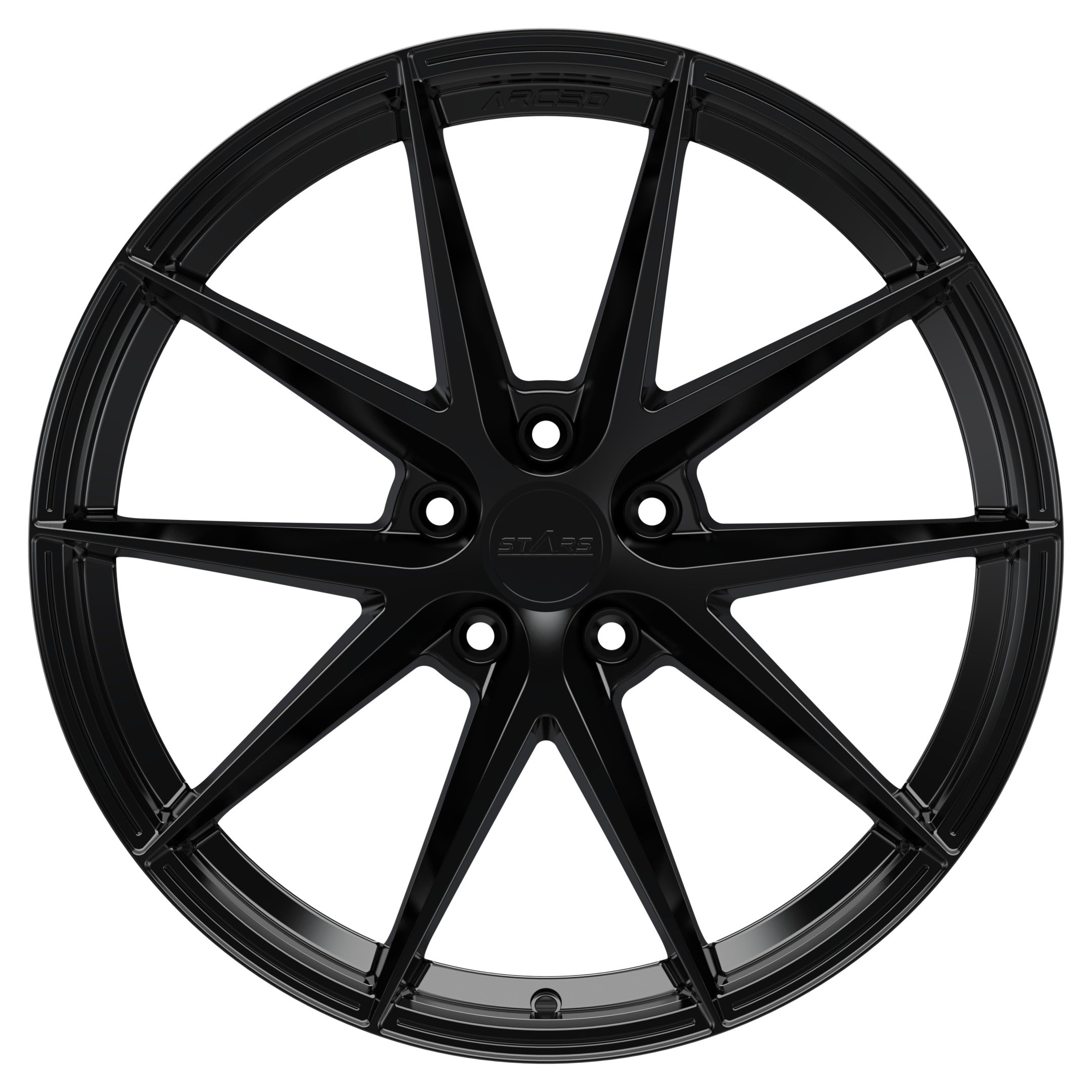 8.5*20-5*112 ET30 66.6 Glossy Black VEGA
