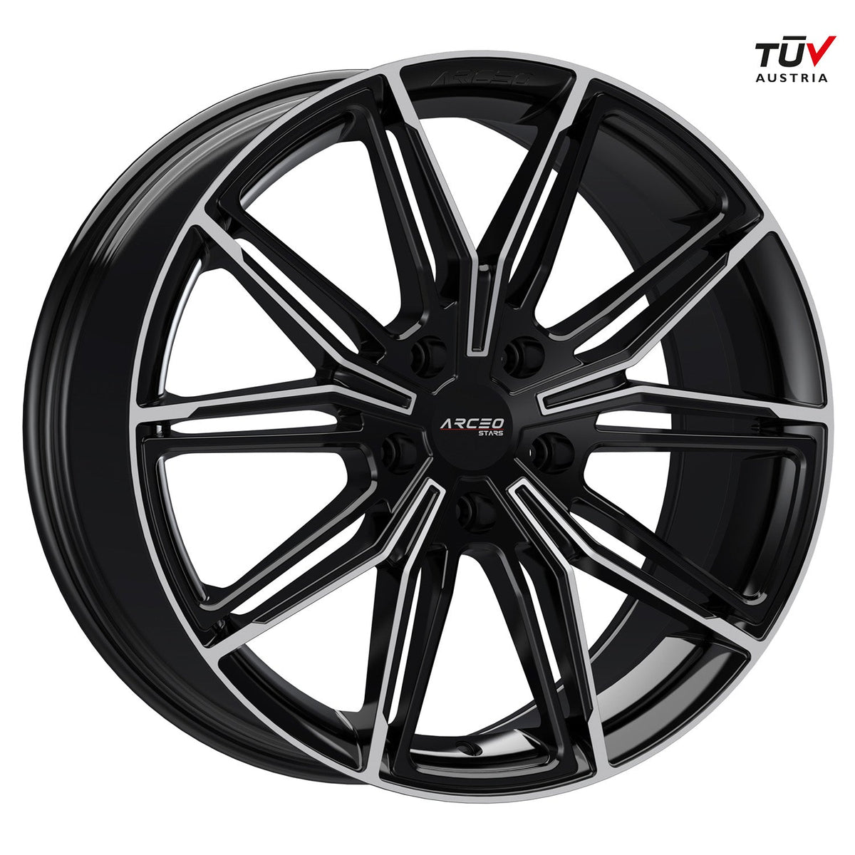 ARCEO ASW05 9.0x19-5x120 ET42 72,6 Black Diamond Aluvelgen