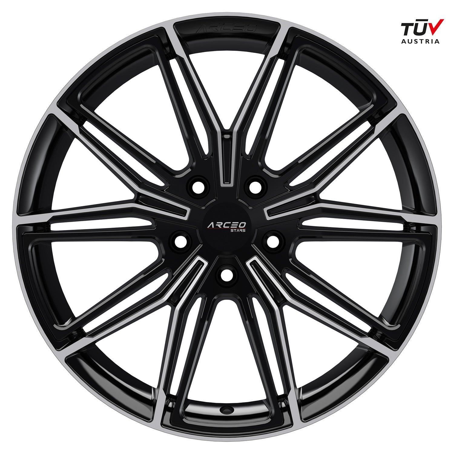 ARCEO ASW05 8.0x19-5x112 ET40 73.1 Black Diamond Aluvelgen