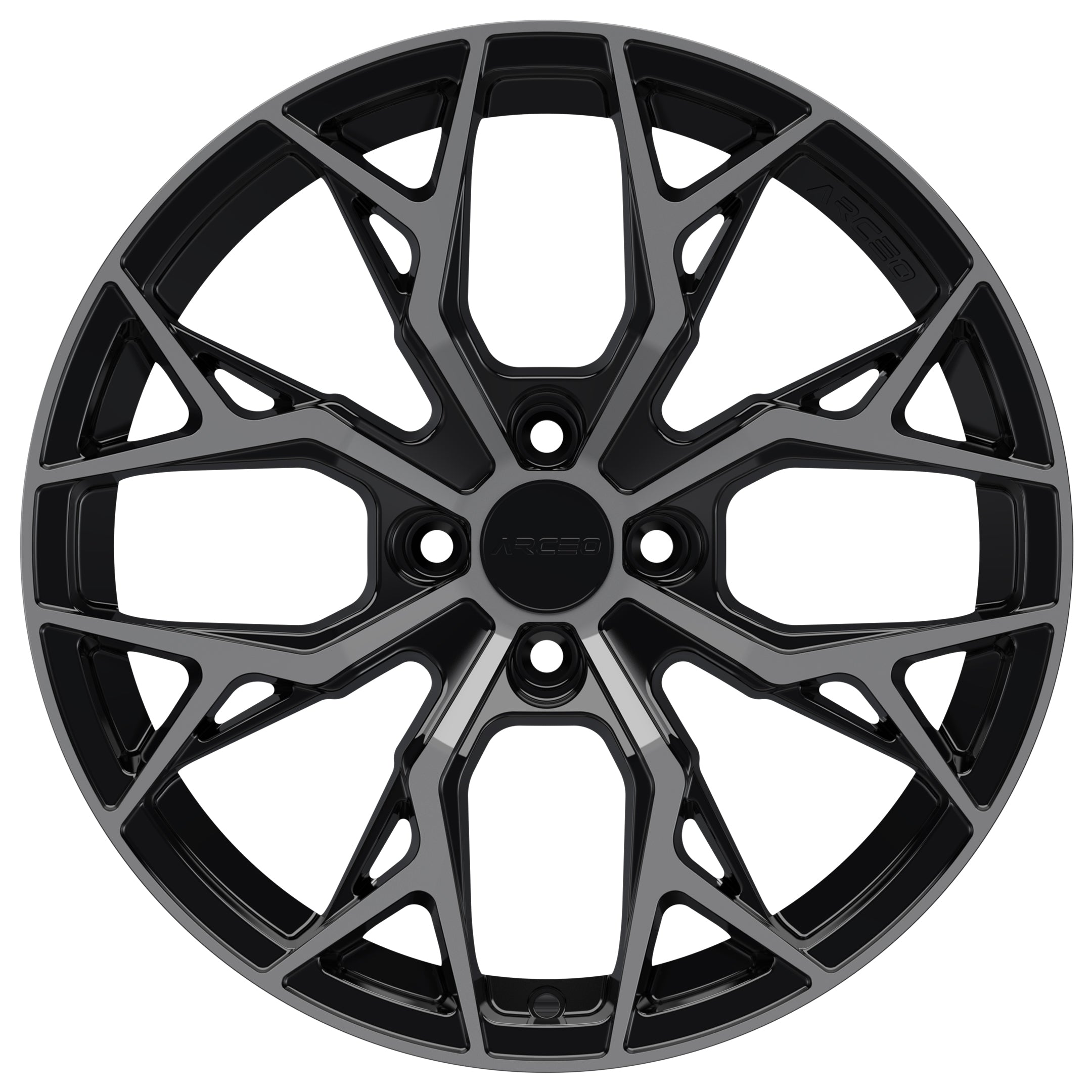 7.5*17-4*100 ET35 73.1 Black Tint M01 ROMA