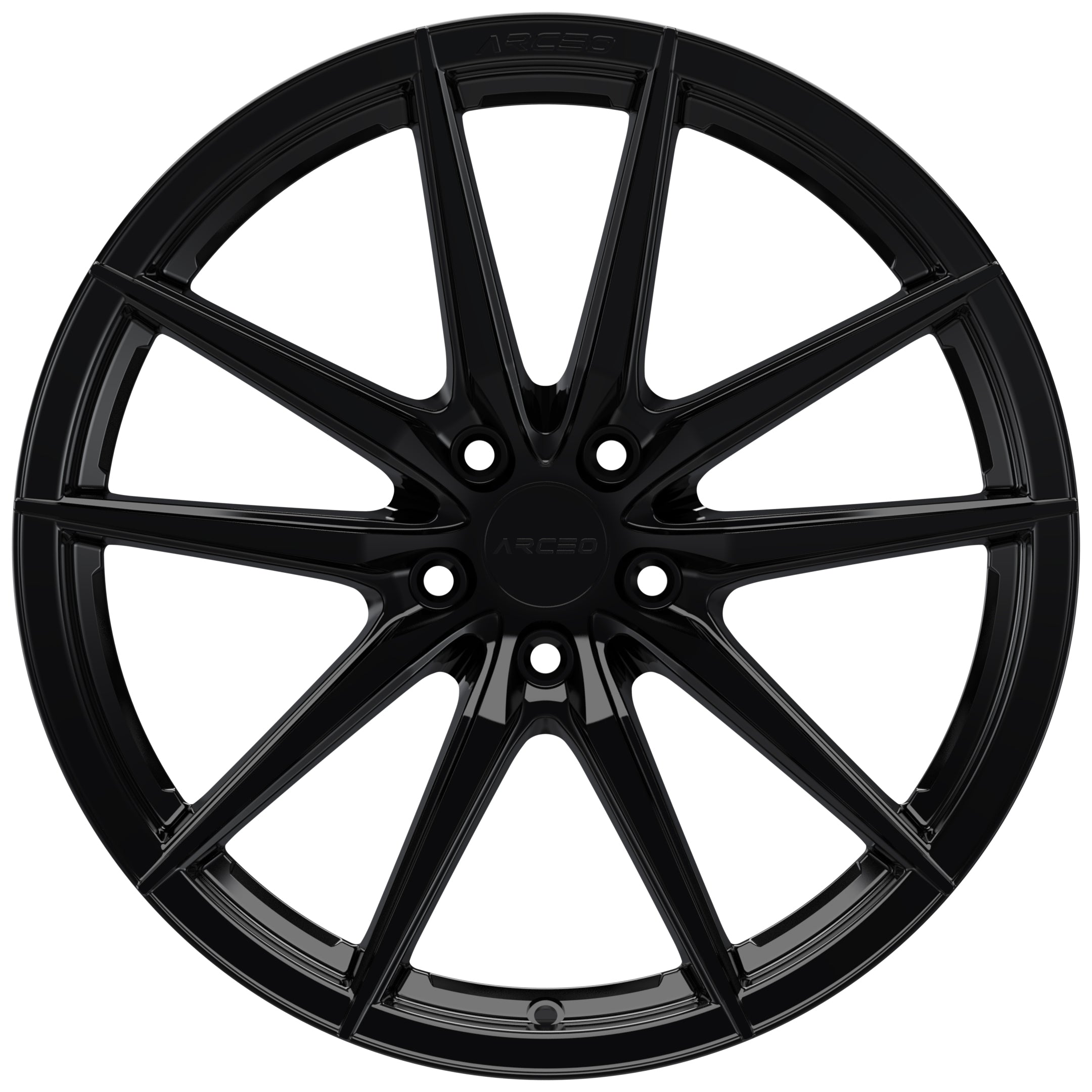 9.0*18-5*112 ET40 73.1 Glossy Black MONACO