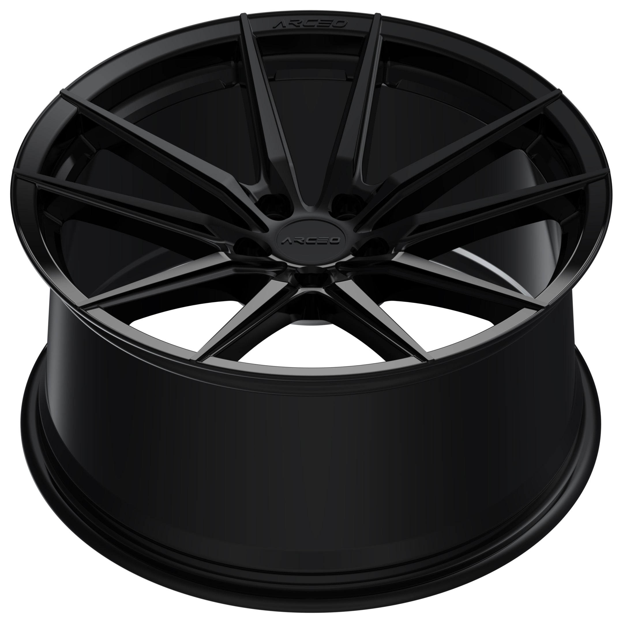 9.0*18-5*112 ET40 73.1 Glossy Black MONACO