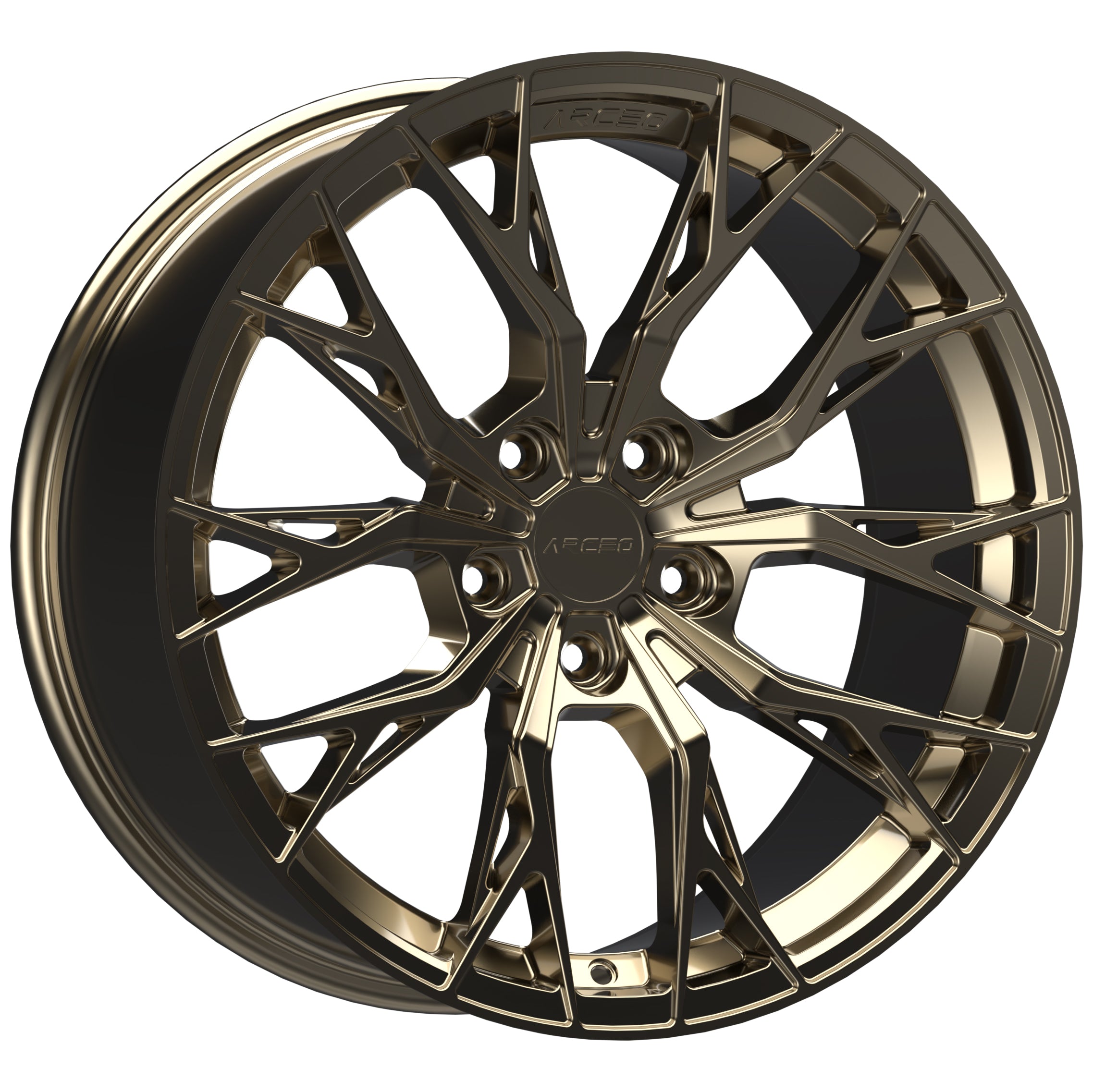 9.5*19-5*114.3 ET42 73.1 Glossy Bronze ROMA