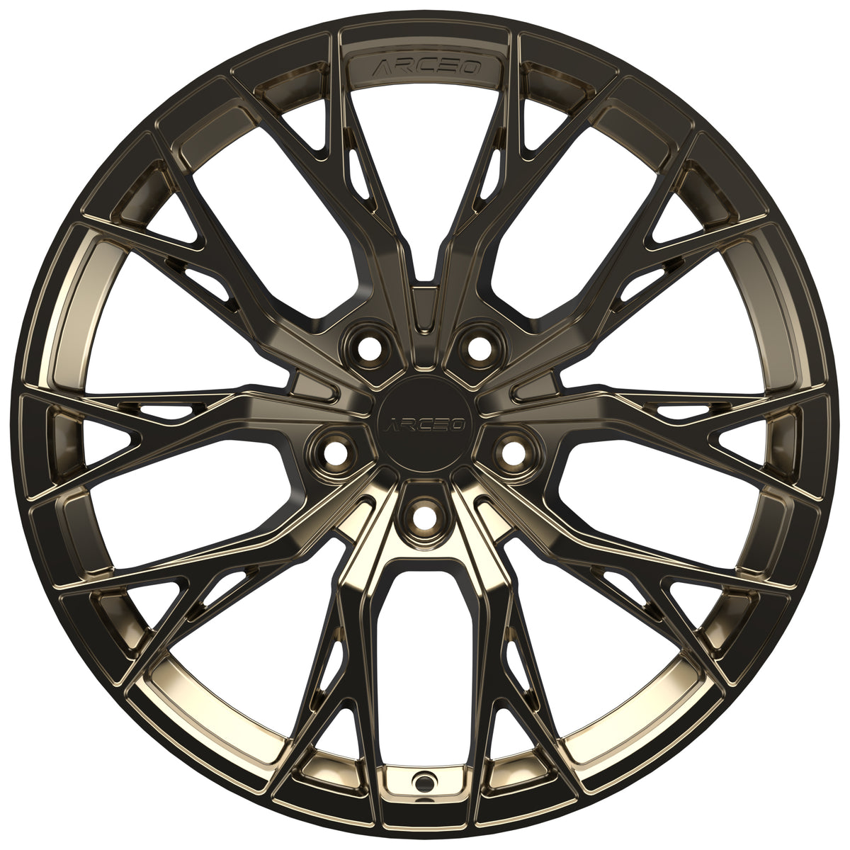 9.5*19-5*114.3 ET42 73.1 Glossy Bronze ROMA