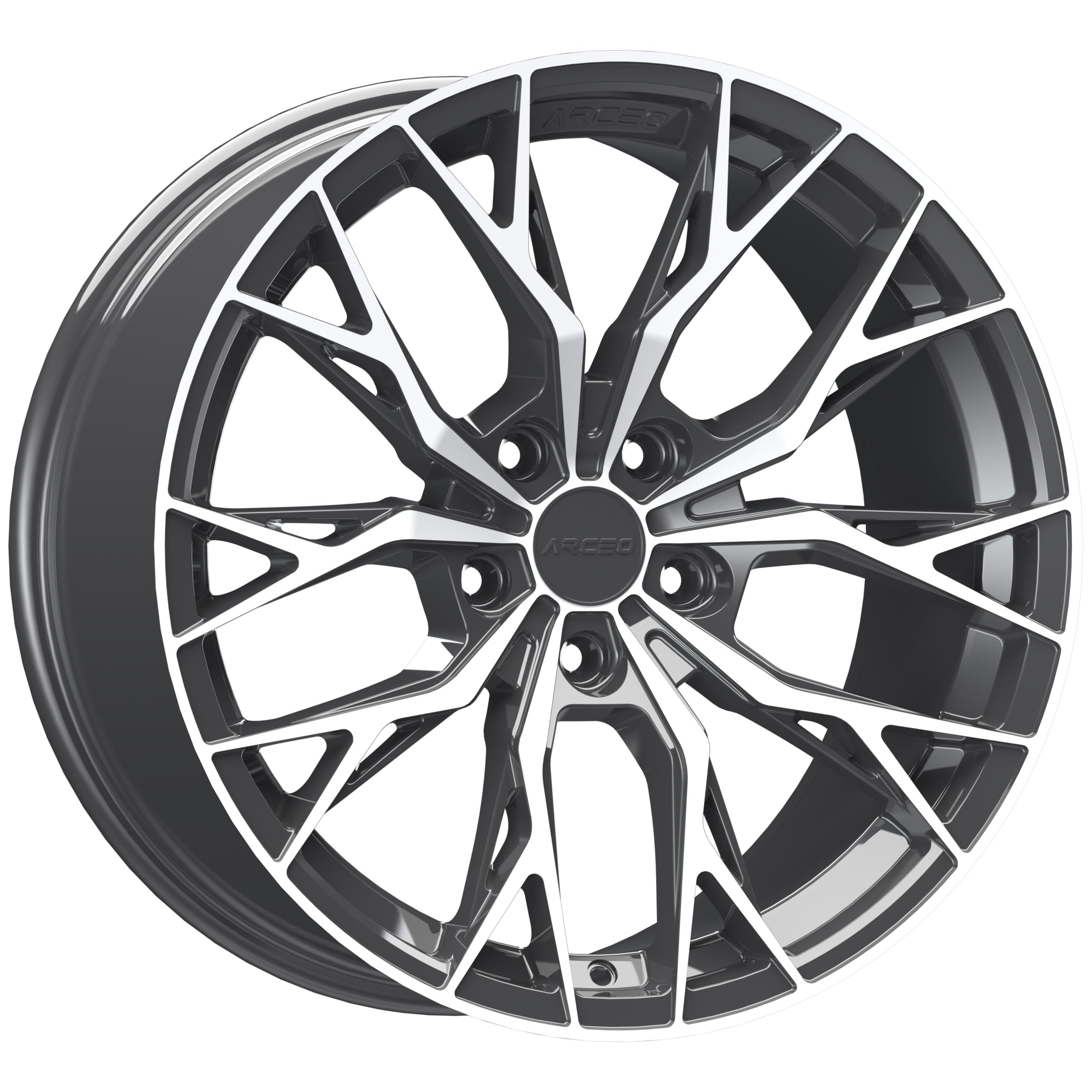 7.5*17-5*114.3 ET35 73.1 Titan Grau Diamond ROMA