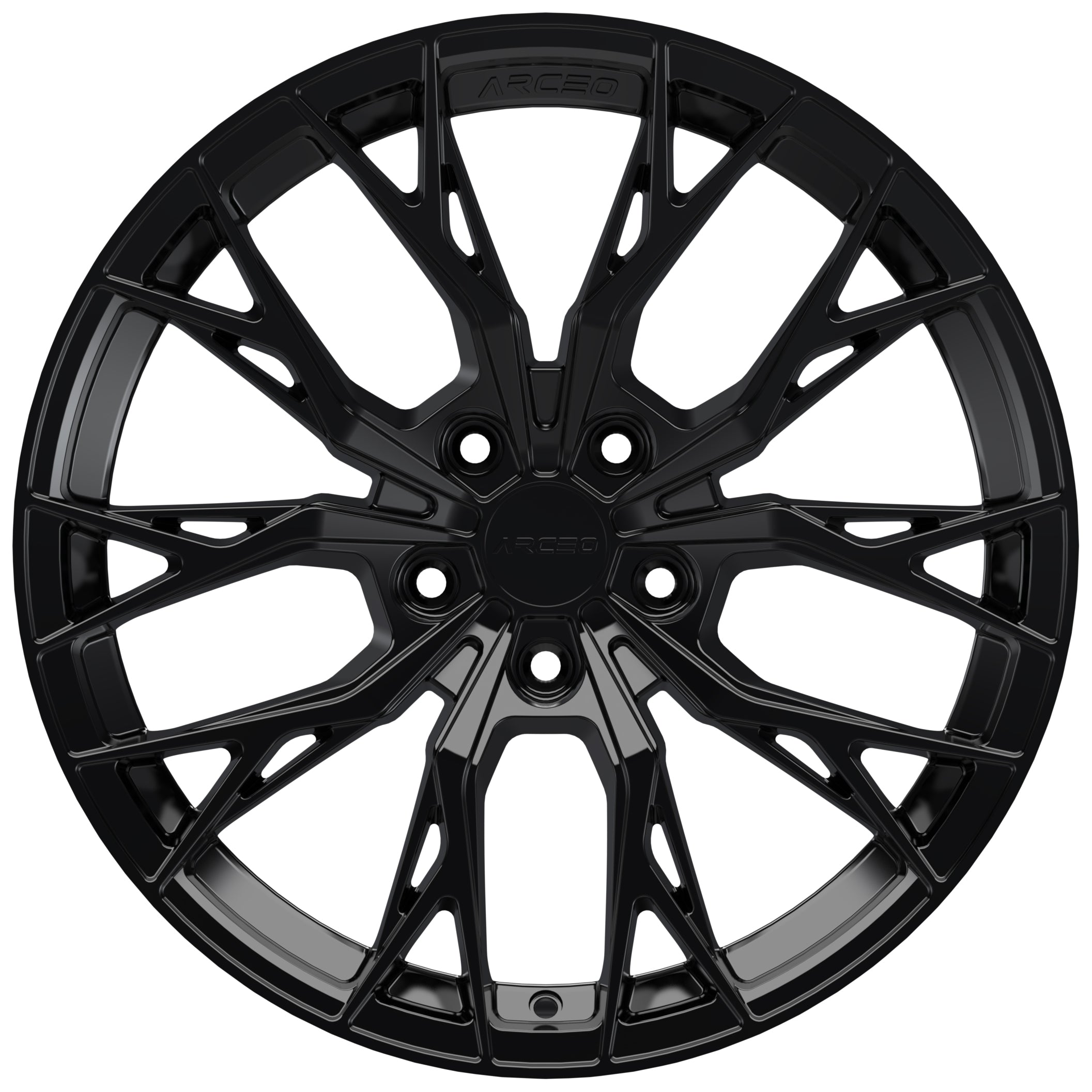 10.0*20-5*112 ET40 66.6 Gloss Black ROMA