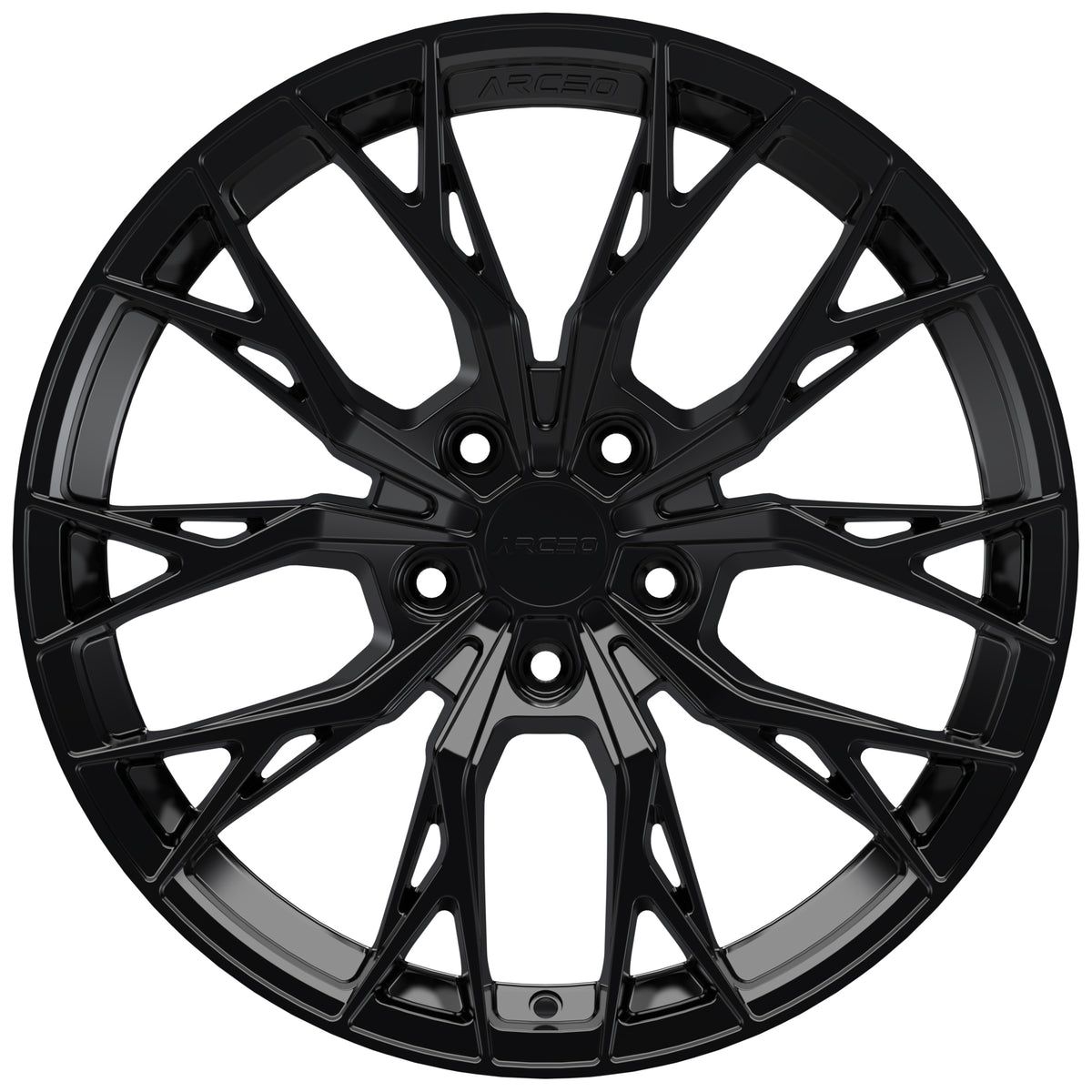 10.0*20-5*112 ET40 66.6 Gloss Black ROMA