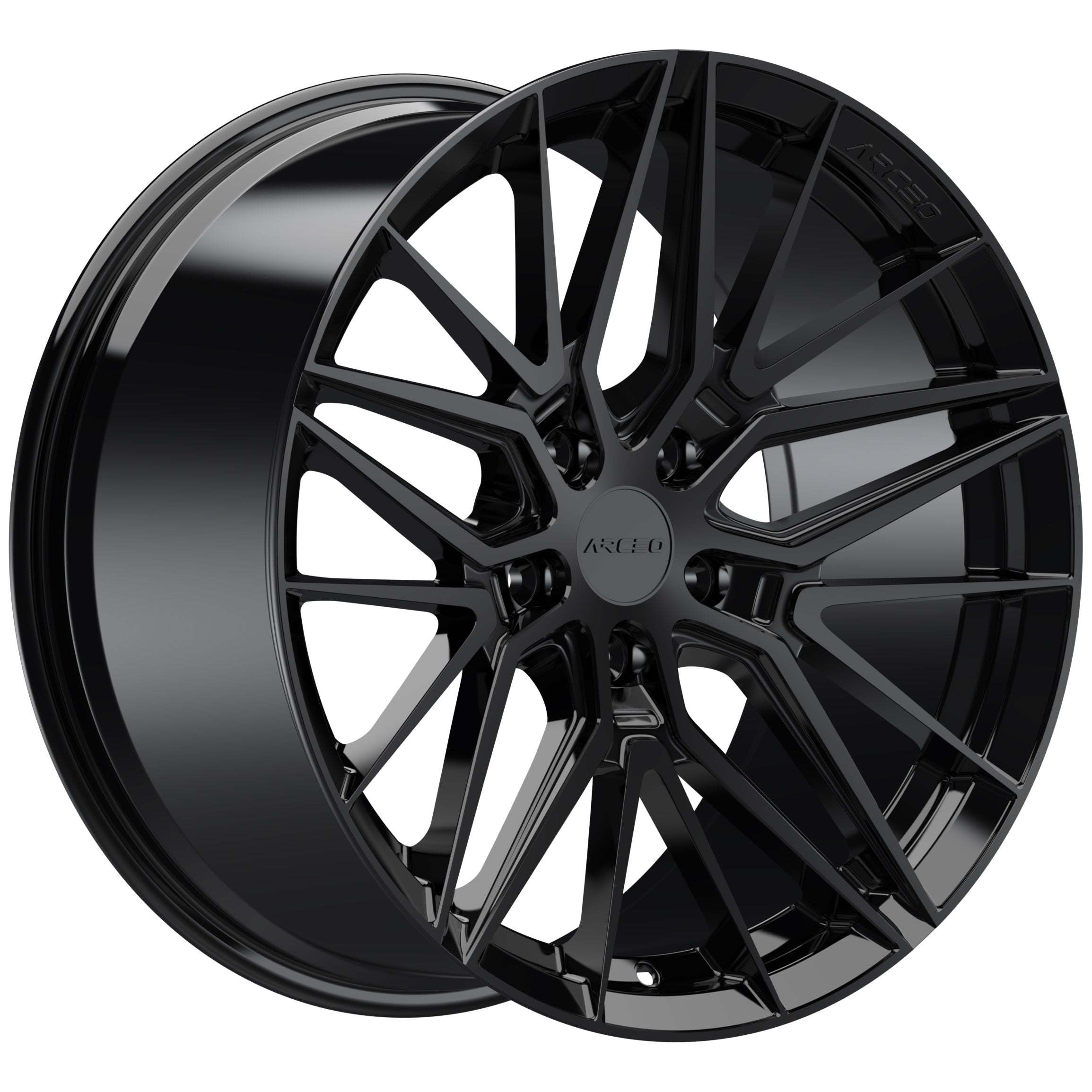 8.0*18-5*105 ET35 73.1 Glossy Black SEVILLA