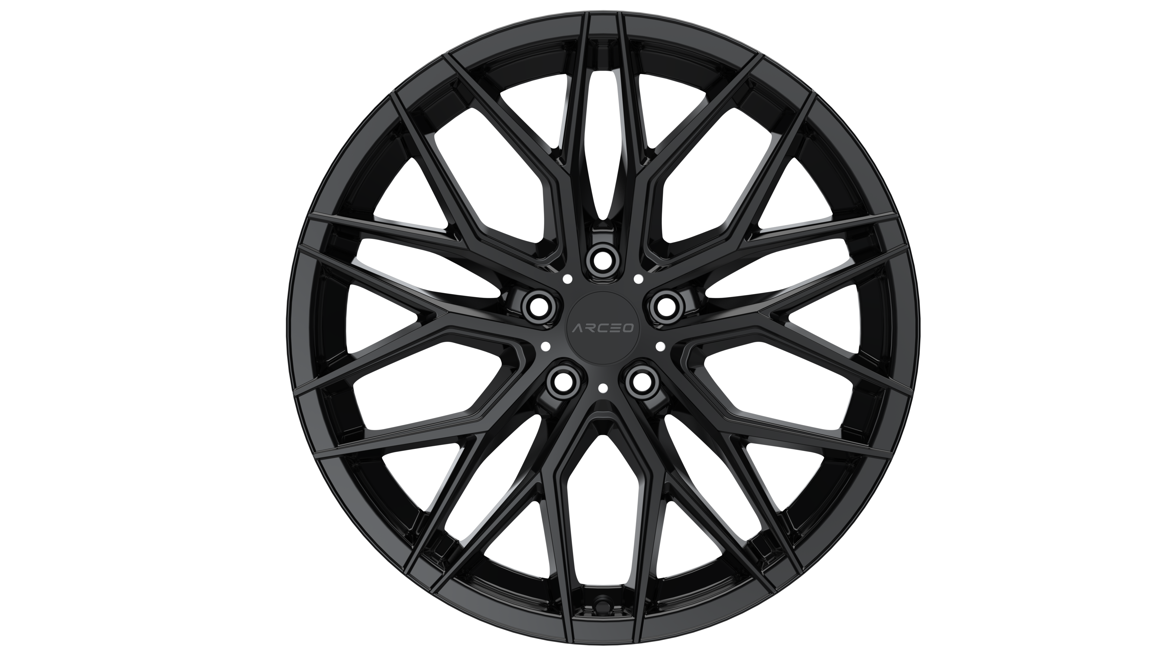 9.5*19-5*112 ET45 73.1 Glossy Black VALENCIA (TUV)
