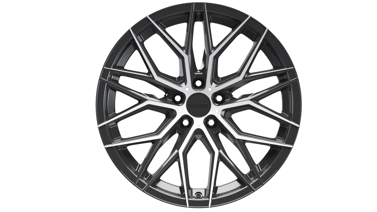 9.0*21-5*112 ET30 66.6 Titanium Silver VALENCIA