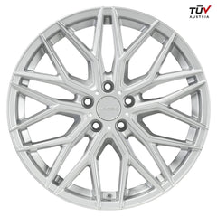 8.5x19 Zoll 5x112 ET45 73.1 White Silver ARCEO VALENCIA