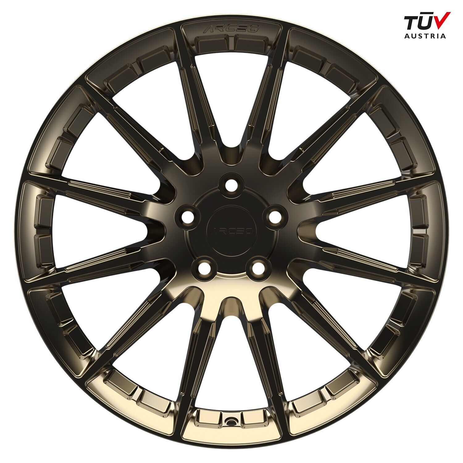 ARCEO WHEELS ASW03 8.0*19-5*112 ET40 73.1 GLOSSY BRONZE VELGEN BMW MERCEDES AUDI SEAT SKODA